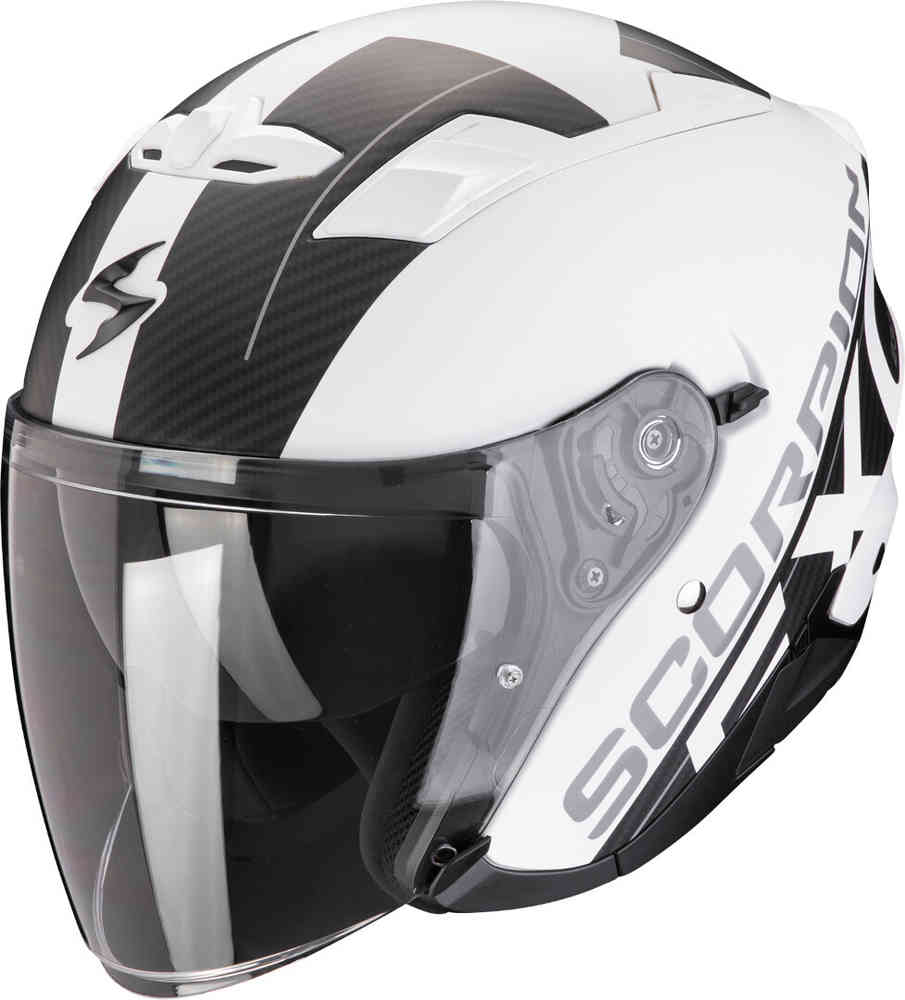 SCORPION EXO 230 QR Abierto Casco Blanco Mate Negro - CASCO