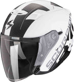 SCORPION EXO 230 QR Abierto Casco Blanco Mate Negro - CASCO