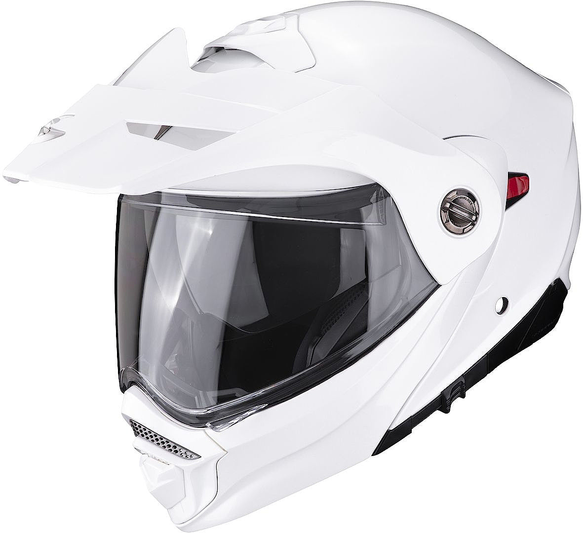 SCORPION ADX 2 SOLID Aventura Moto Casco Blanco Perla - CASCO
