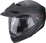 SCORPION ADX 2 SOLID Aventura Moto Casco Negro Perla Mate - CASCO