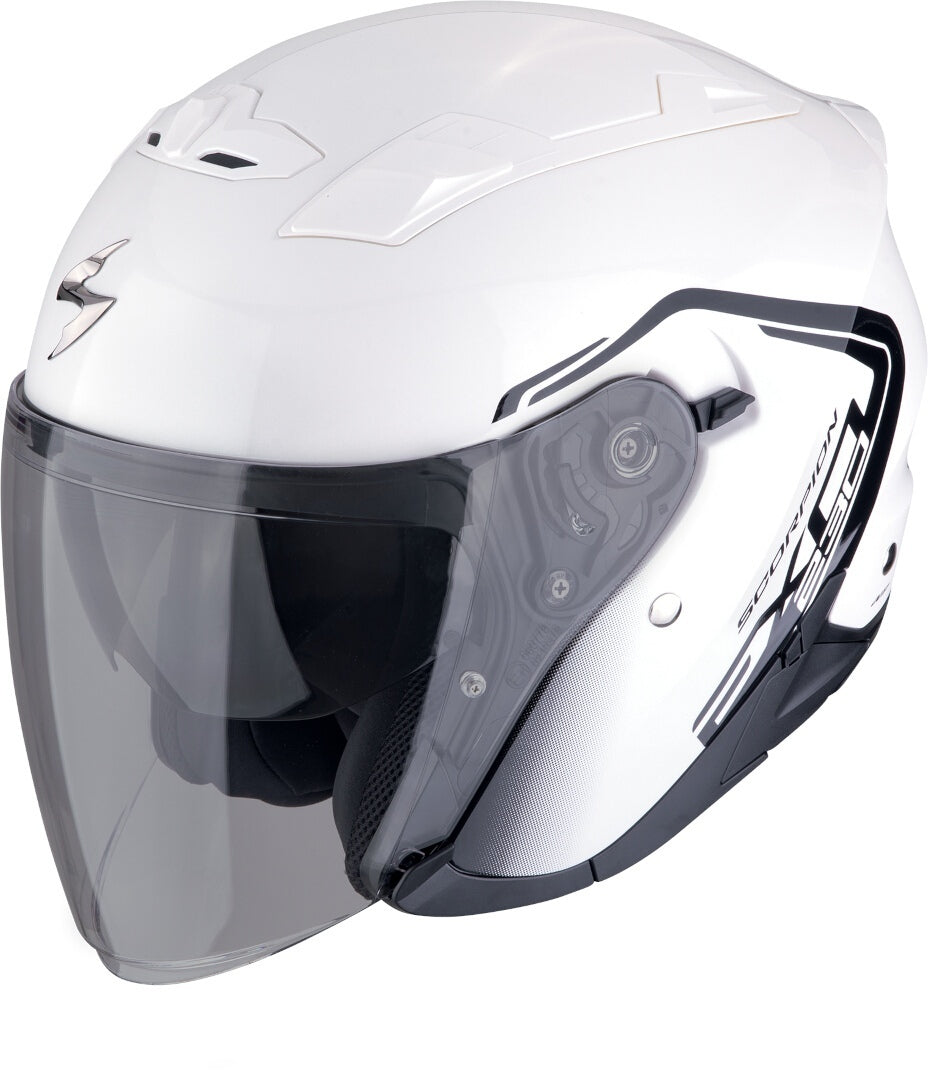 SCORPION EXO-230 CIT-E Abierto Casco Blanco Negro - CASCO