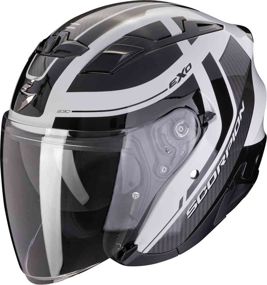 SCORPION EXO 230 PUL Abierto Casco Gris Negro - CASCO