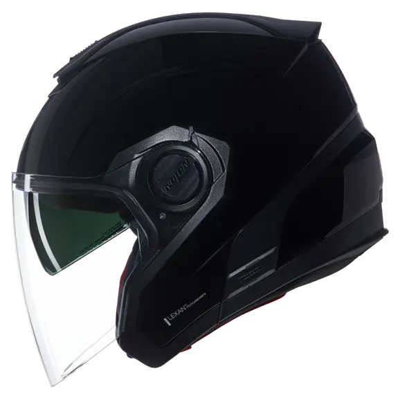 NOLAN N40-5 CLASSICO 301 Abierto Moto Casco Negro brillante - CASCO