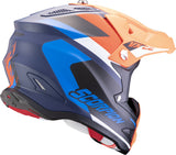 SCORPION VX 22 AIR BETA Enduro Moto Casco Azul Naranja - CASCO
