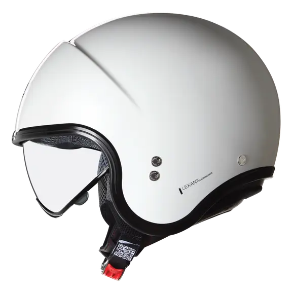 NOLAN N21-06 CLASSICO 305 Cara Abierta Moto Casco Blanco Metalizado - CASCO