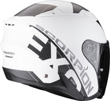 SCORPION EXO 230 QR Abierto Casco Blanco Mate Negro - CASCO