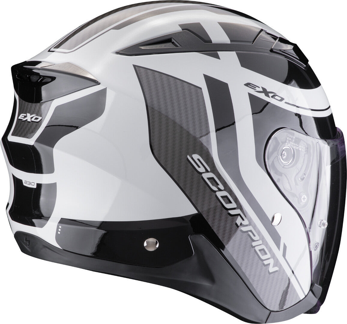 SCORPION EXO 230 PUL Abierto Casco Gris Negro - CASCO