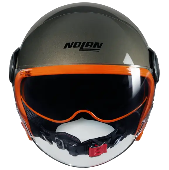 NOLAN N21 VISOR OCIO 349 cara abierta moto casco Naranja piedra - CASCO