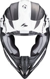 SCORPION VX 16 EVO AIR SLANTER Motocross Casco Negro Plata - CASCO
