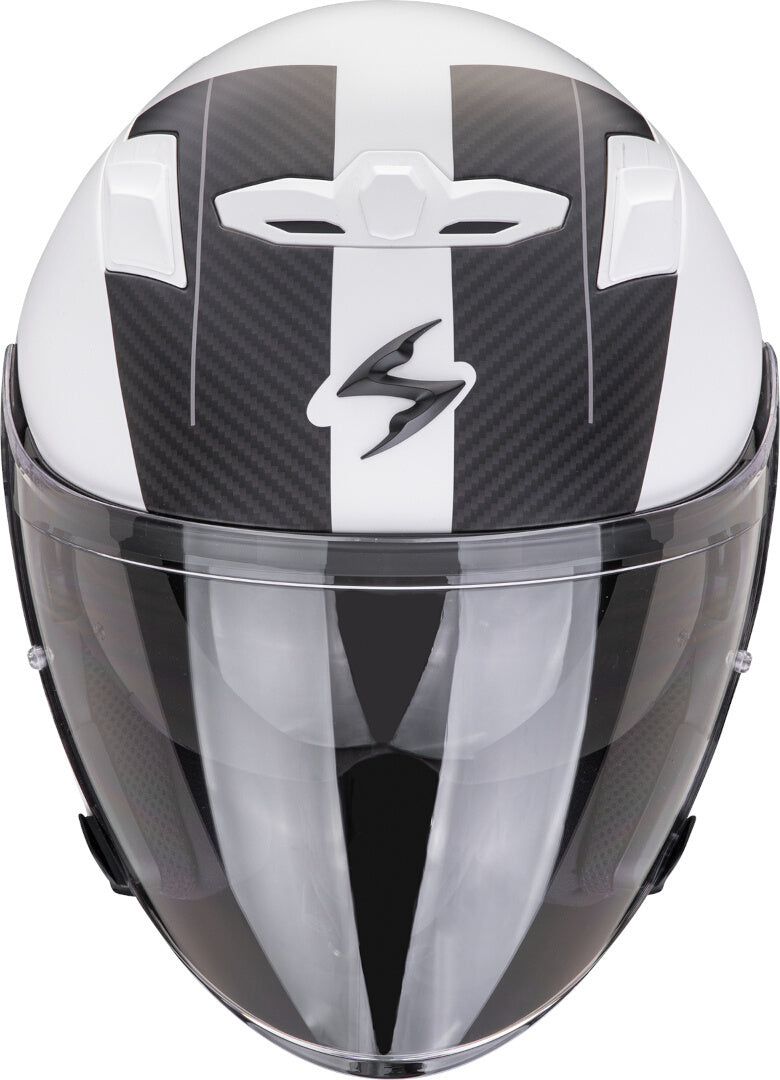 SCORPION EXO 230 QR Abierto Casco Blanco Mate Negro - CASCO