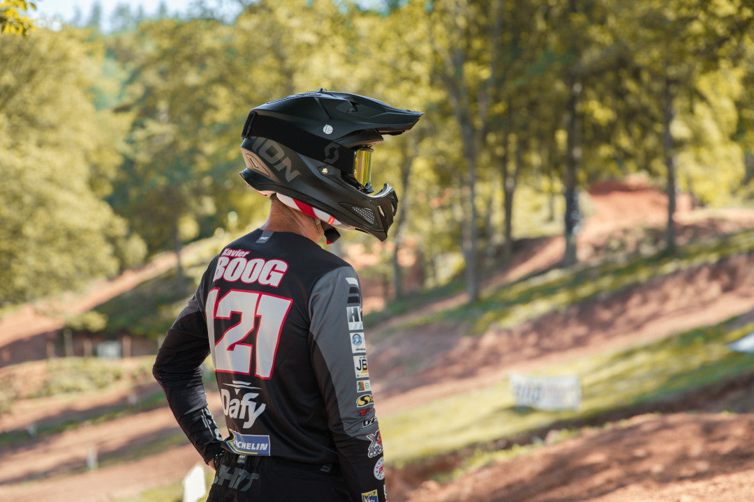 SCORPION VX 22 AIR SOLID Motocross Casco Negro mate - CASCO