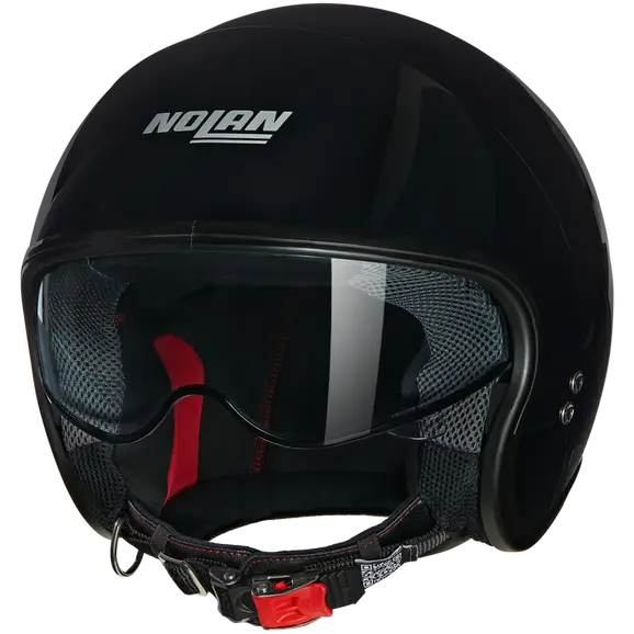 NOLAN N21-06 CLASSICO 301 jet mimi Casco Negro Brillante - CASCO
