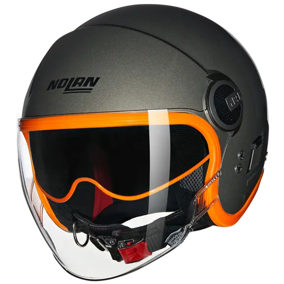 NOLAN N21 VISOR OCIO 349 cara abierta moto casco Naranja piedra - CASCO