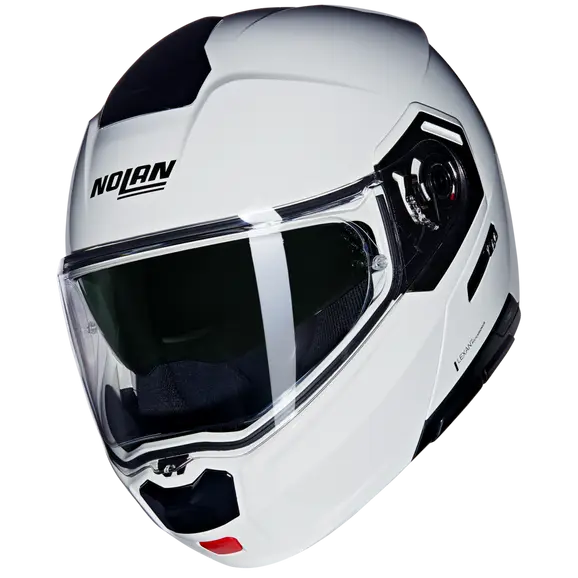 NOLAN N90-03 CLASSICO 305 Modular Motocicleta Casco Blanco - CASCO