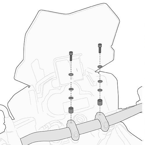 KAPPA KIT TONRILLERIA KS900A ESP. HONDA/KAWASA 300 (17 > 24)