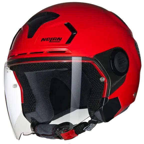 NOLAN N30-4 T CLASSICO 308 Abierto Moto Casco Rojo Brillante - CASCO