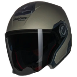 NOLAN N40-5 CLASSICO NOBILE 315 Abierto Moto Casco Negro Piedra - CASCO