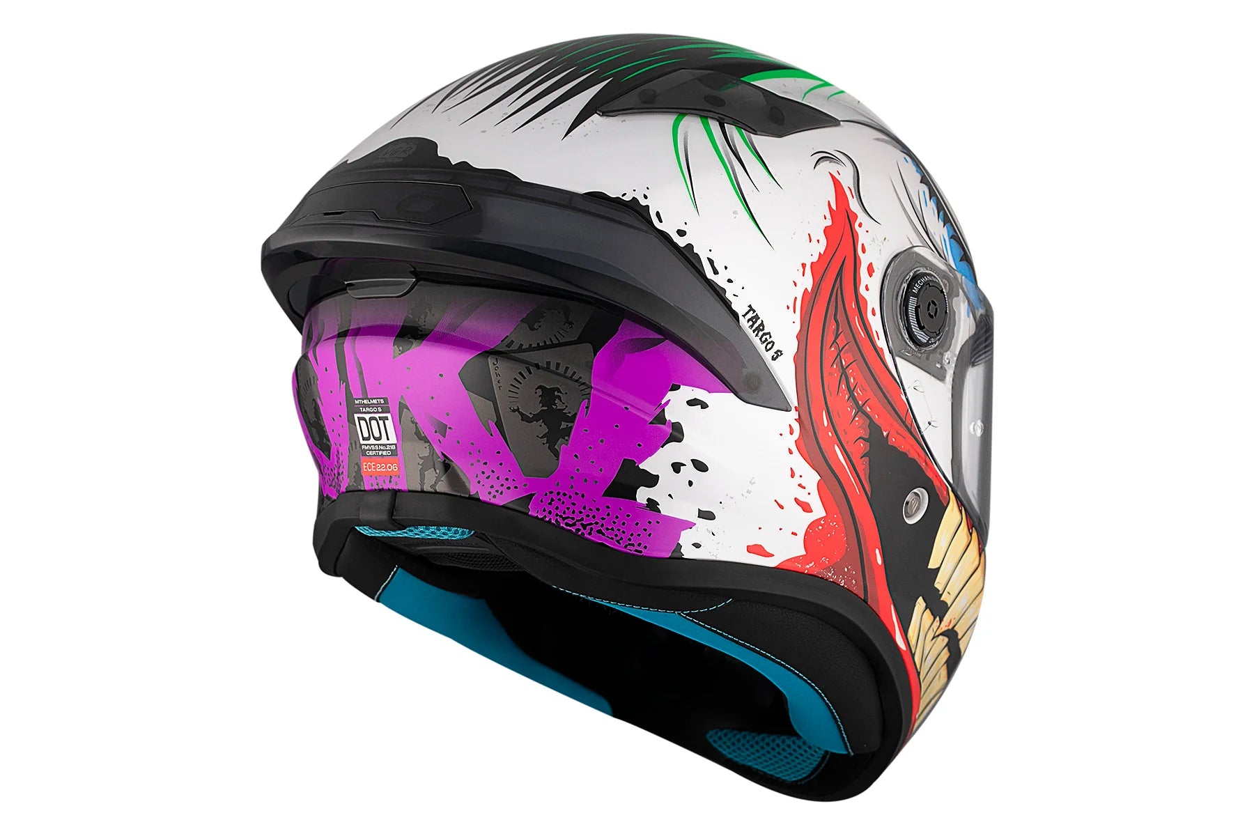 MT TARGO S JOKE A5 BRILLO Cascos Integrales de Moto