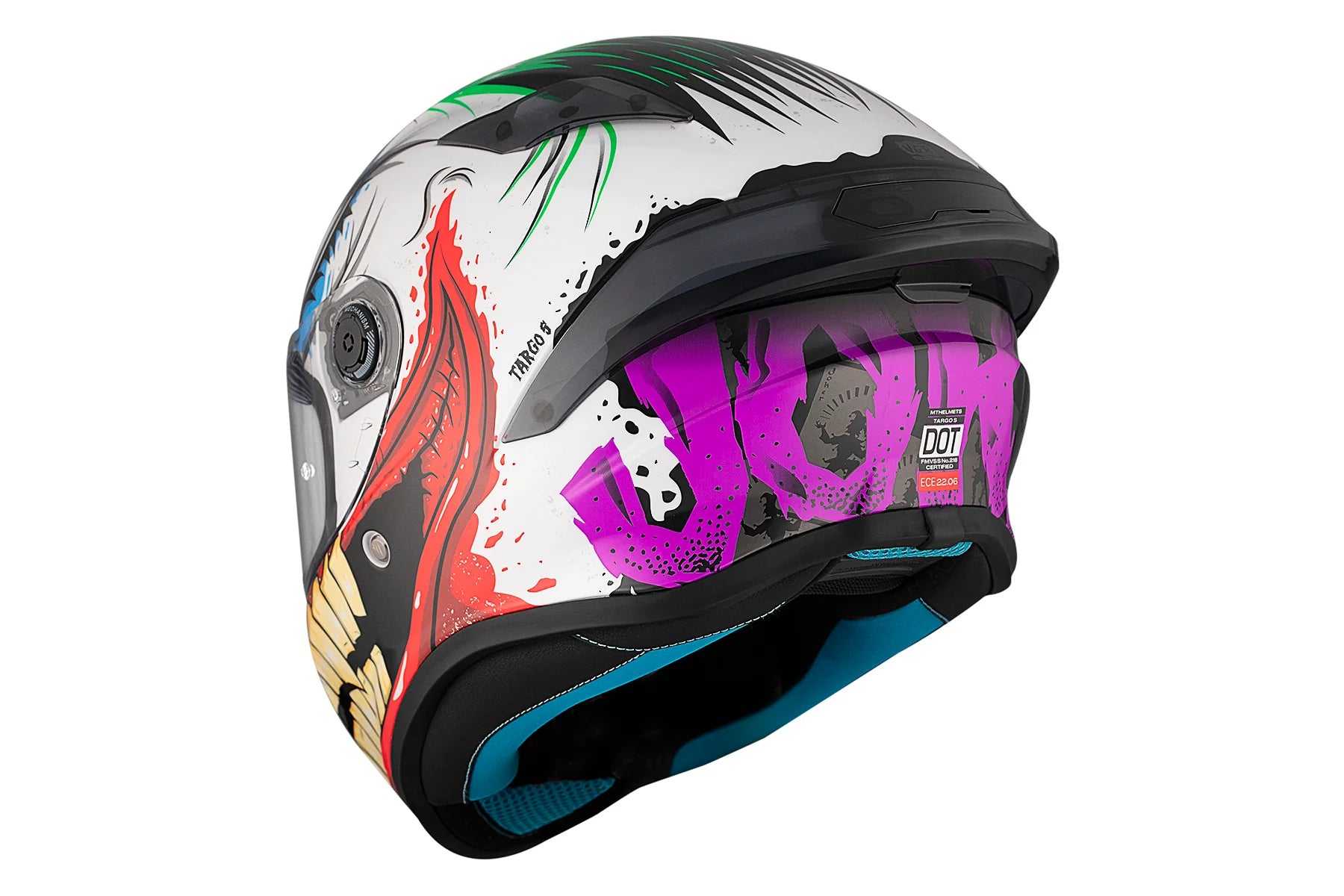 MT TARGO S JOKE A5 BRILLO Cascos Integrales de Moto