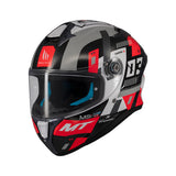 MT Targo S Sergio García 2024 B5 Gloss Full Face Sport Motorcycle Helmet