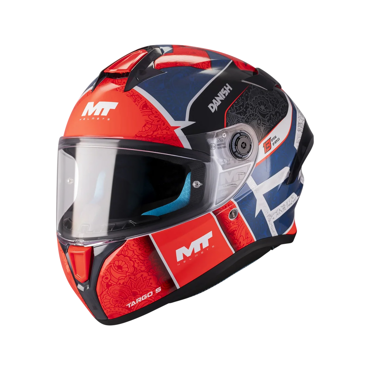 MT TARGO S DANISH 26 SEASON CASCO DE MOTO C5 GLOSS