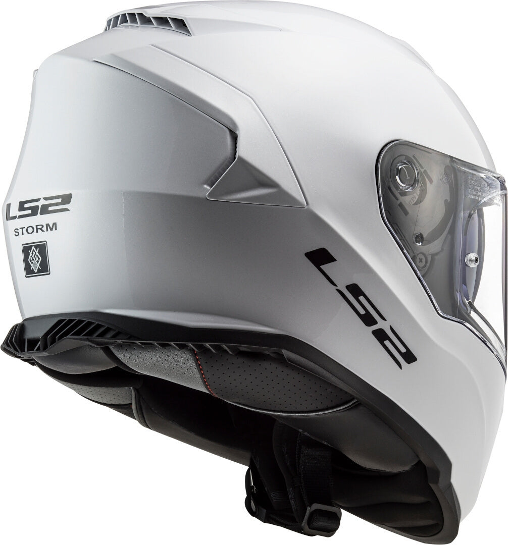 LS2 FF800 STORM SOLID WHITE