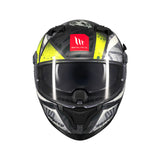 MT Braker SV Fury C6 Casco Integral Deportivo Para Moto Brillante