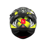 MT Braker SV Fury C6 Casco Integral Deportivo Para Moto Brillante