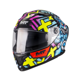 Casco integrale da moto MT Braker SV Crazy Teddy B7 (lucido)