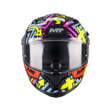 Casco integrale da moto MT Braker SV Crazy Teddy B7 (lucido)