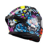 Casco integrale da moto MT Braker SV Crazy Teddy B7 (lucido)