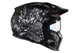 MT Streetfighter S SV Hellish B2 mate Casco deportivo dual motocicleta - CASCO