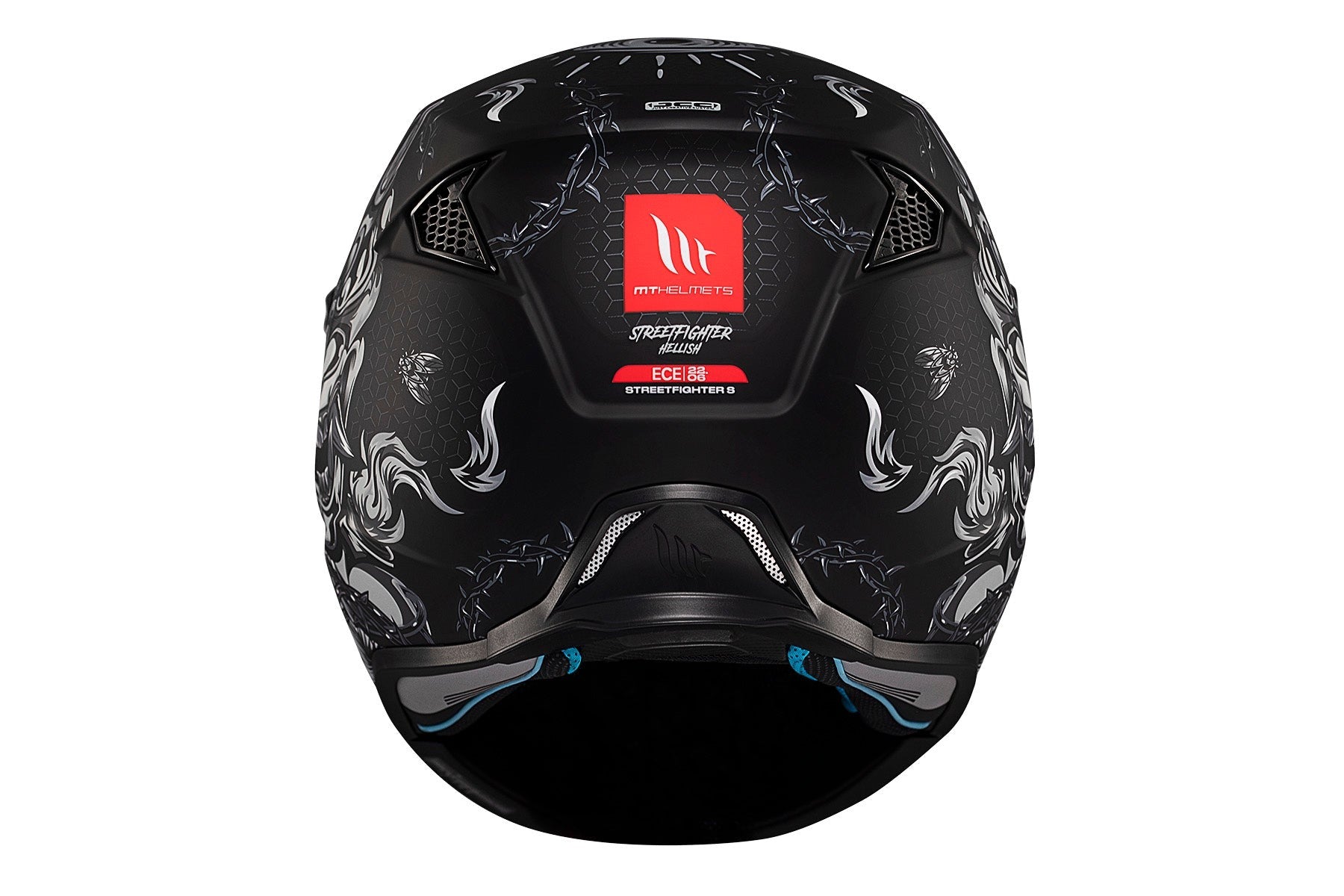 MT Streetfighter S SV Hellish B2 mate Casco deportivo dual motocicleta - CASCO