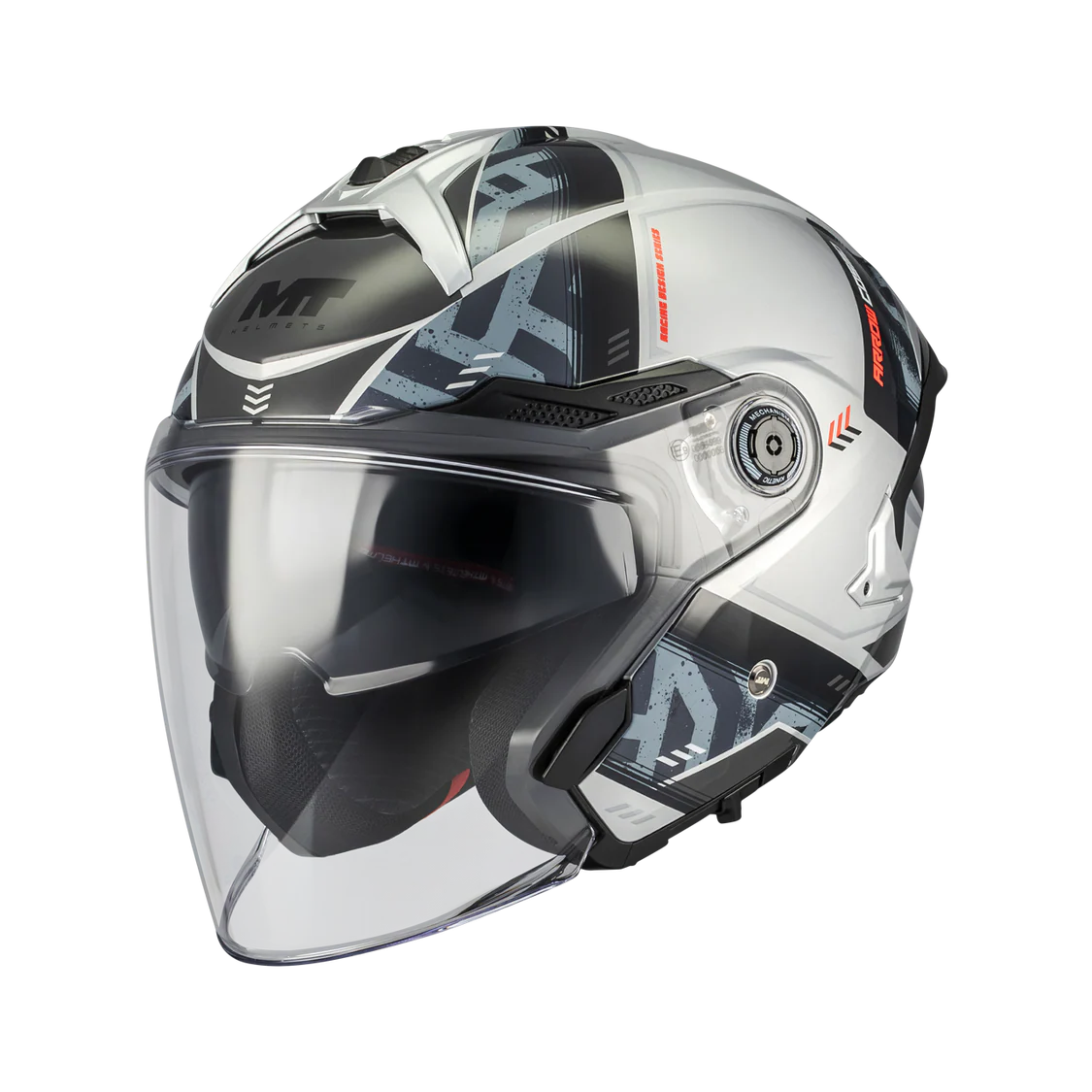 MT CASCO DE MOTO OF515SV COSMO SV ARROW C2 BRILLO