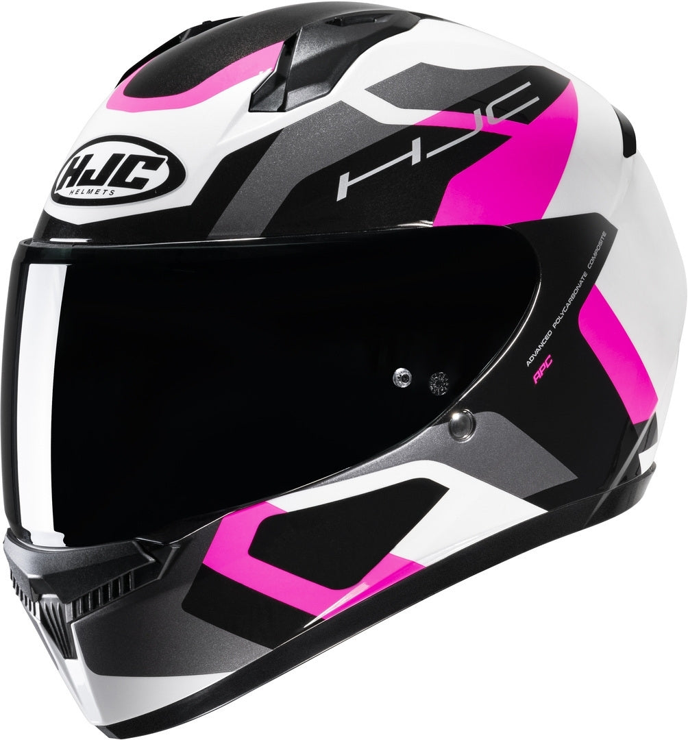 Hjc C10 Tins Mc8 Casco Integral De Moto Rosa Gris