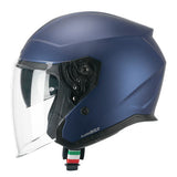 CGM 136A RNA MONO CASCO MOTO INTEGRALES AZUL SATINATO