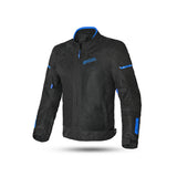 SHUA - Jaqueta Têxtil Gravity Lite Man Preto/Azul/Cinza