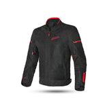 SHUA - Chaqueta Textil Gravity Lite Man Negro/Rojo