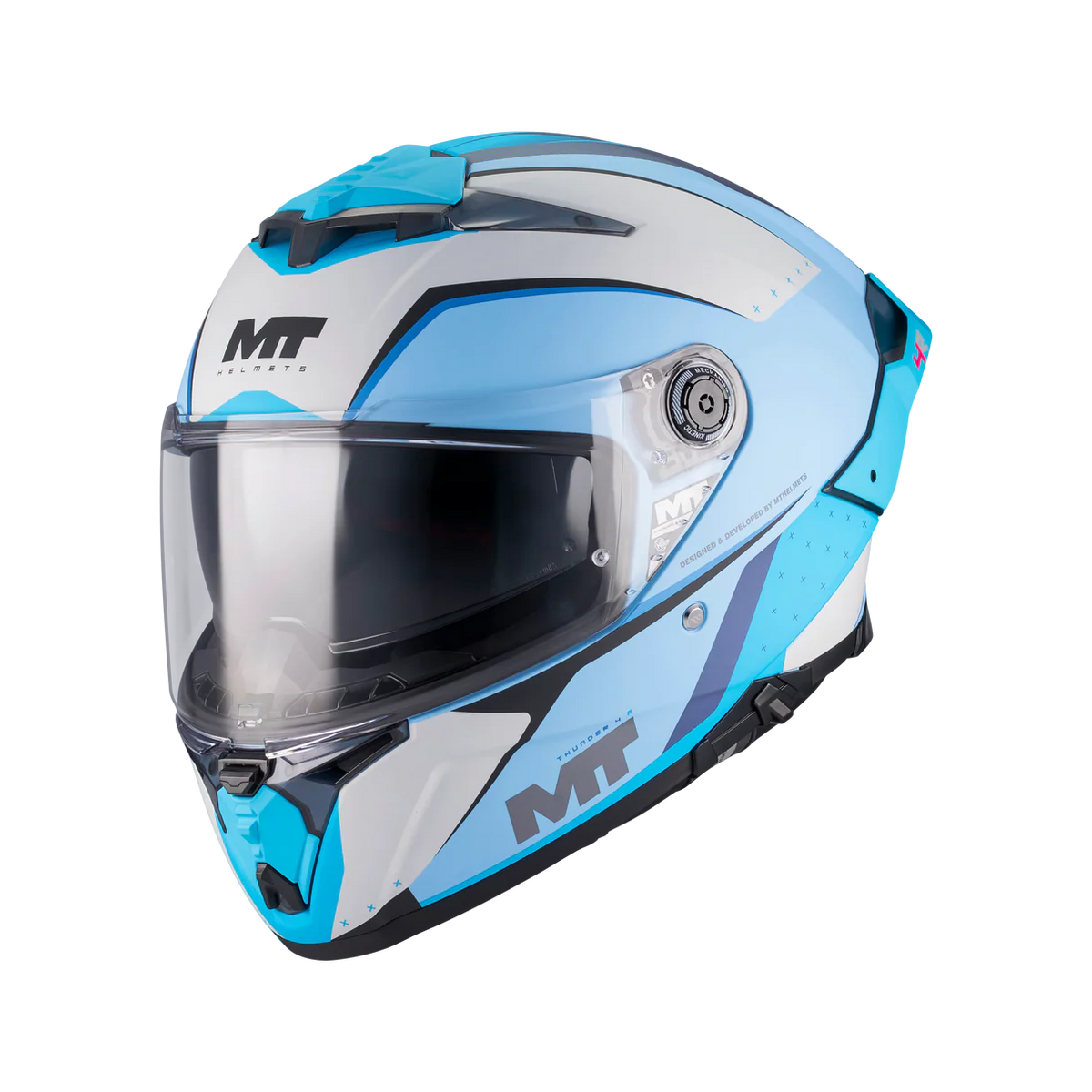 MT Integralhelm FF118 SV Thunder 4 SV Pure A1 Glanzschwarz