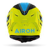 AIROH - CAPACETES GP550 S CHALLENGE AZUL/AMARELO MATE