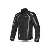 R-TECH - Chaqueta Textil Marshal  Negro/Gris