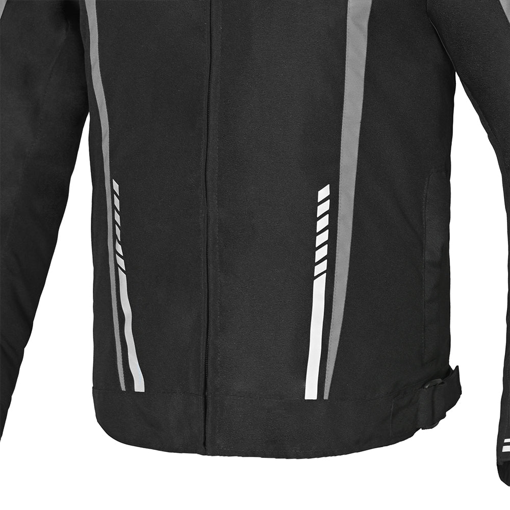 R-TECH - Chaqueta Textil Marshal  Negro/Gris