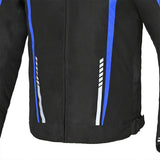 R-TECH - Chaqueta Textil Marshal  Negro/Azul