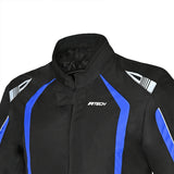 R-TECH - Chaqueta Textil Marshal  Negro/Azul