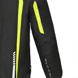 R-TECH - Chaqueta Textil Marshal Negro/Amarillo Fluor