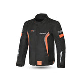 BELA - Chaqueta Textil Bradley - Limited Edition Negro/Naranja