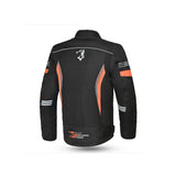 BELA - Chaqueta Textil Bradley - Limited Edition Negro/Naranja