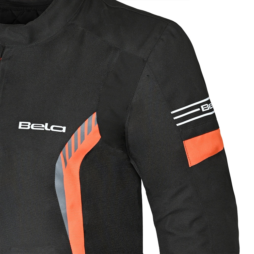 BELA - Chaqueta Textil Bradley - Limited Edition Negro/Naranja