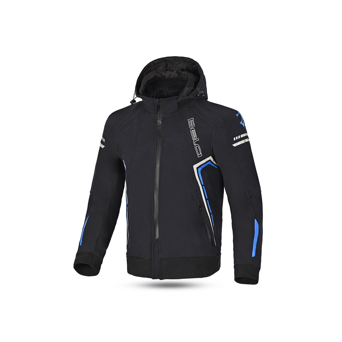 BELA - BREEZE SOFTSHELL Negro/Azul