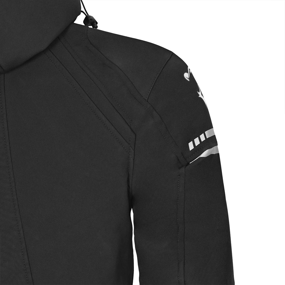 BELA - BREEZE SOFTSHELL Negro/Gris